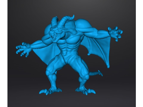 DRACULA DEMON FORM CASTLEVANIA MONSTER MINIATURE MODEL FOR HORROR OR FANTASY GAMES RPG DND Model Cetak 3D