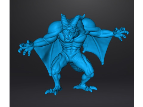 DRACULA DEMON FORM CASTLEVANIA MONSTER MINIATURE MODEL FOR HORROR OR FANTASY GAMES RPG DND Model Cetak 3D