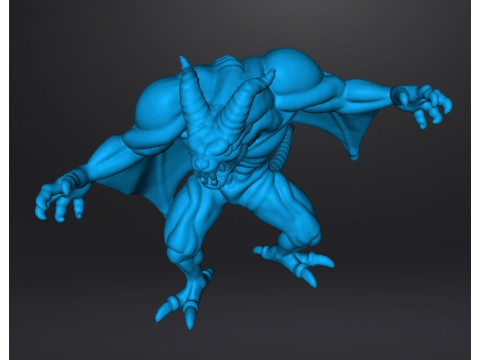 DRACULA DEMON FORM CASTLEVANIA MONSTER MINIATURE MODEL FOR HORROR OR FANTASY GAMES RPG DND Model Cetak 3D