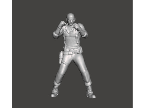 RE JAKE MULLER MINIATURE MODEL FOR HORROR OR FANTASY GAMES RPG DND 3Dプリントモデル
