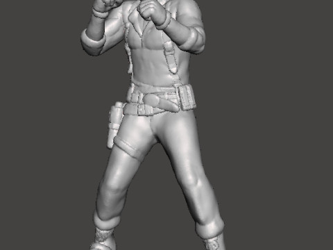 RE JAKE MULLER MINIATURE MODEL FOR HORROR OR FANTASY GAMES RPG DND 3D Baskı Modeli
