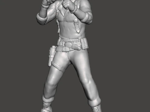 RE JAKE MULLER MINIATURE MODEL FOR HORROR OR FANTASY GAMES RPG DND 3D Print Model