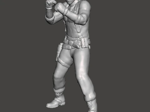 RE JAKE MULLER MINIATURE MODEL FOR HORROR OR FANTASY GAMES RPG DND 3D Print Model
