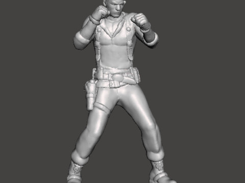 RE JAKE MULLER MINIATURE MODEL FOR HORROR OR FANTASY GAMES RPG DND 3D Baskı Modeli