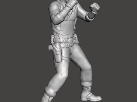 RE JAKE MULLER MINIATURE MODEL FOR HORROR OR FANTASY GAMES RPG DND 3D Baskı Modeli