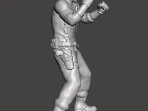 RE JAKE MULLER MINIATURE MODEL FOR HORROR OR FANTASY GAMES RPG DND 3D Print Model