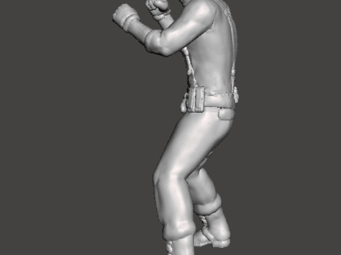 RE JAKE MULLER MINIATURE MODEL FOR HORROR OR FANTASY GAMES RPG DND 3D Baskı Modeli