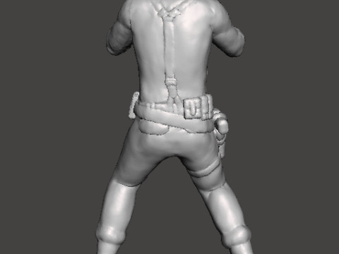 RE JAKE MULLER MINIATURE MODEL FOR HORROR OR FANTASY GAMES RPG DND 3D Baskı Modeli