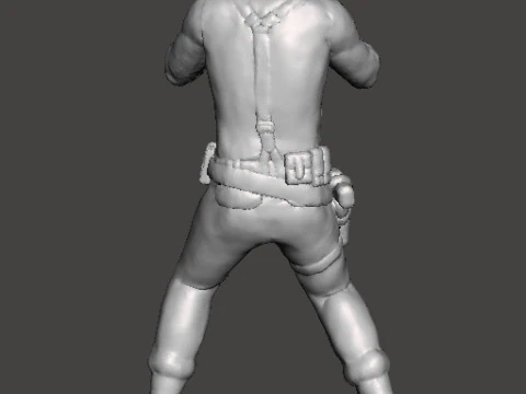 RE JAKE MULLER MINIATURE MODEL FOR HORROR OR FANTASY GAMES RPG DND 3D Print Model