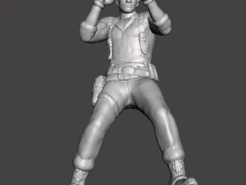 RE JAKE MULLER MINIATURE MODEL FOR HORROR OR FANTASY GAMES RPG DND 3D Print Model