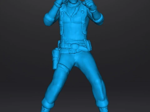 RE JAKE MULLER MINIATURE MODEL FOR HORROR OR FANTASY GAMES RPG DND 3D Print Model