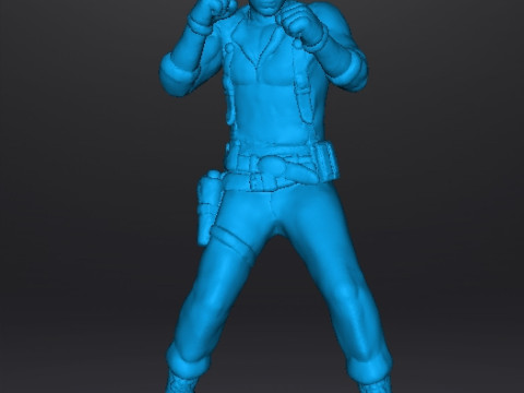RE JAKE MULLER MINIATURE MODEL FOR HORROR OR FANTASY GAMES RPG DND 3D Baskı Modeli