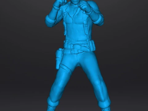 RE JAKE MULLER MINIATURE MODEL FOR HORROR OR FANTASY GAMES RPG DND 3D Print Model