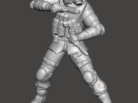 RE VECTOR OPERATOR MINIATURE MODEL FOR HORROR OR FANTASY GAMES RPG DND 3D Принт Модель
