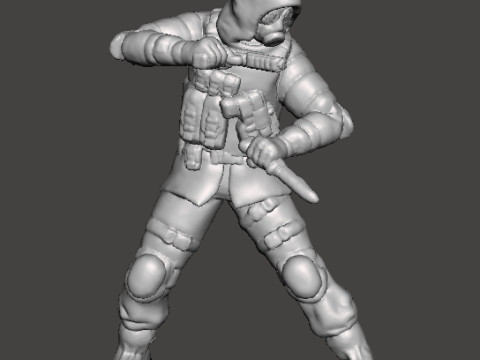 RE VECTOR OPERATOR MINIATURE MODEL FOR HORROR OR FANTASY GAMES RPG DND 3D Принт Модель