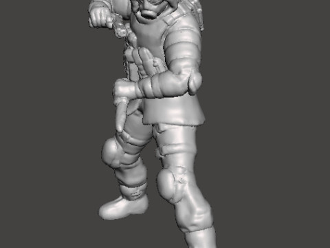 RE VECTOR OPERATOR MINIATURE MODEL FOR HORROR OR FANTASY GAMES RPG DND 3D Принт Модель