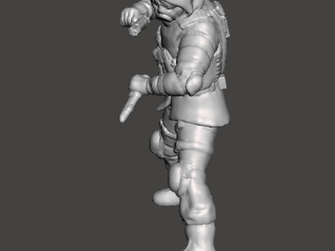 RE VECTOR OPERATOR MINIATURE MODEL FOR HORROR OR FANTASY GAMES RPG DND 3D Принт Модель