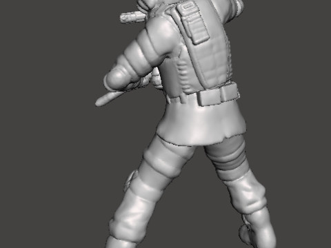 RE VECTOR OPERATOR MINIATURE MODEL FOR HORROR OR FANTASY GAMES RPG DND 3D Принт Модель