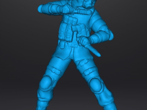 RE VECTOR OPERATOR MINIATURE MODEL FOR HORROR OR FANTASY GAMES RPG DND 3D Принт Модель