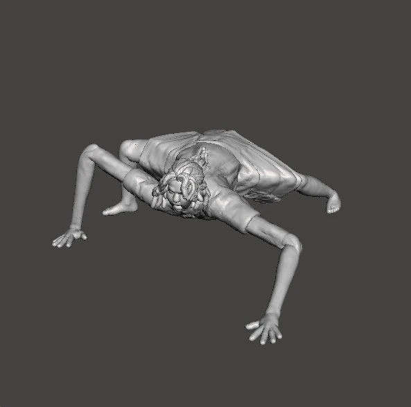 RE7 MUTATED MARGUERITE MINIATURE MODEL FOR HORROR OR FANTASY GAMES RPG DND 3D Print Model .c4d .max .obj .3ds .fbx .stl .blend 