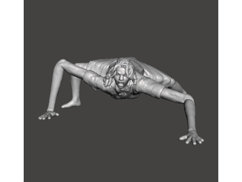 RE7 MUTATED MARGUERITE MINIATURE MODEL FOR HORROR OR FANTASY GAMES RPG DND 3D Print Model