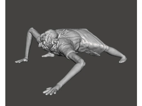 RE7 MUTATED MARGUERITE MINIATURE MODEL FOR HORROR OR FANTASY GAMES RPG DND 3D Print Model