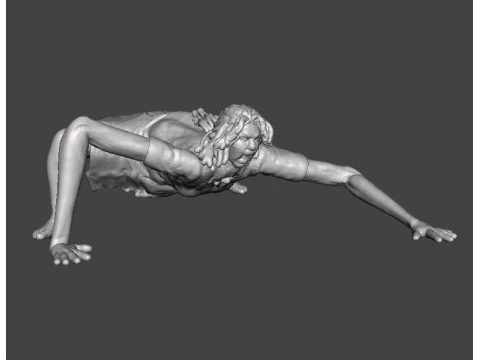 RE7 MUTATED MARGUERITE MINIATURE MODEL FOR HORROR OR FANTASY GAMES RPG DND 3D Print Model