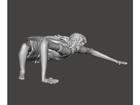 RE7 MUTATED MARGUERITE MINIATURE MODEL FOR HORROR OR FANTASY GAMES RPG DND 3D Print Model