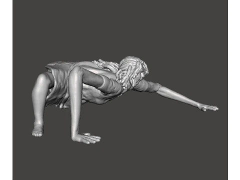 RE7 MUTATED MARGUERITE MINIATURE MODEL FOR HORROR OR FANTASY GAMES RPG DND 3D Print Model