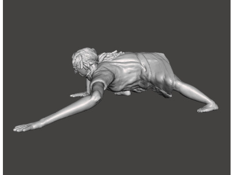 RE7 MUTATED MARGUERITE MINIATURE MODEL FOR HORROR OR FANTASY GAMES RPG DND 3D Print Model