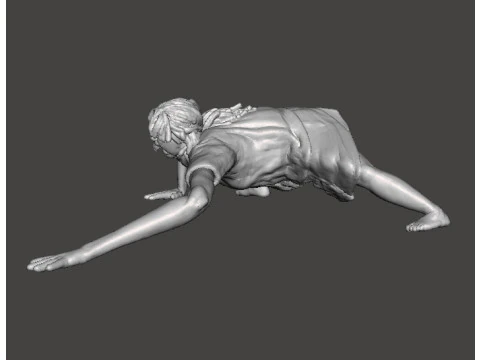 RE7 MUTATED MARGUERITE MINIATURE MODEL FOR HORROR OR FANTASY GAMES RPG DND 3D Print Model