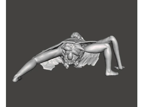 RE7 MUTATED MARGUERITE MINIATURE MODEL FOR HORROR OR FANTASY GAMES RPG DND 3D Print Model