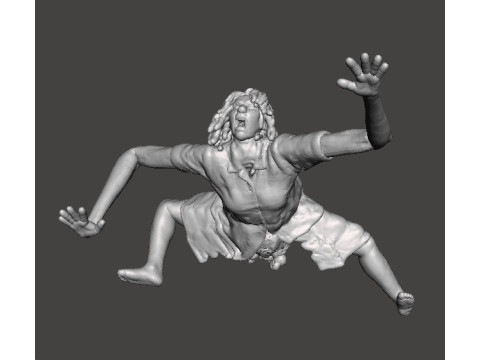 RE7 MUTATED MARGUERITE MINIATURE MODEL FOR HORROR OR FANTASY GAMES RPG DND 3D Print Model