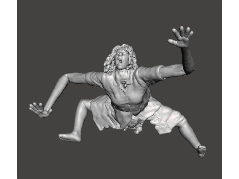 RE7 MUTATED MARGUERITE MINIATURE MODEL FOR HORROR OR FANTASY GAMES RPG DND 3D Print Model