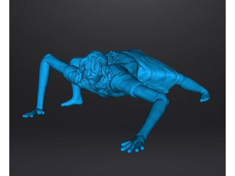 RE7 MUTATED MARGUERITE MINIATURE MODEL FOR HORROR OR FANTASY GAMES RPG DND 3D Print Model