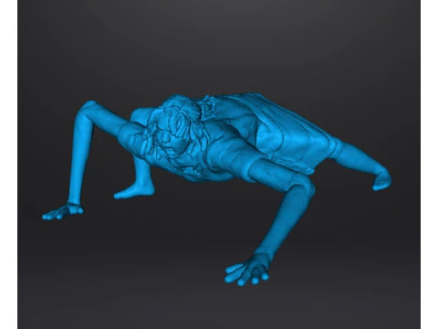 RE7 MUTATED MARGUERITE MINIATURE MODEL FOR HORROR OR FANTASY GAMES RPG DND 3D Print Model