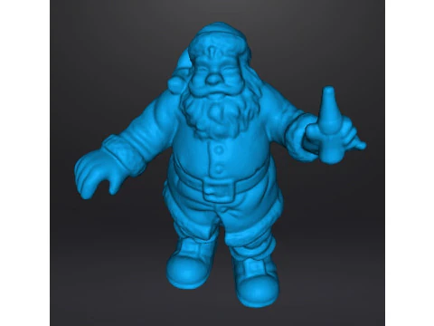 サンタクロース コカコーラ クリスマス ヴィンテージ プロモーション フィギュア モデル スタチュー オーナメント 3Dプリントモデル