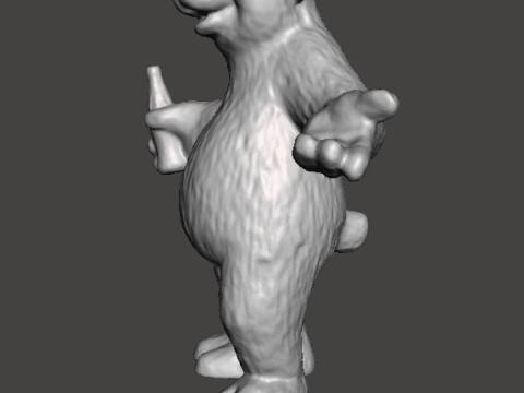 POLAR BEAR COCA COLA CHRISTMAS VINTAGE PROMOTIONAL FIGURE MODEL STATUE ORNAMENT 3D 打印模型