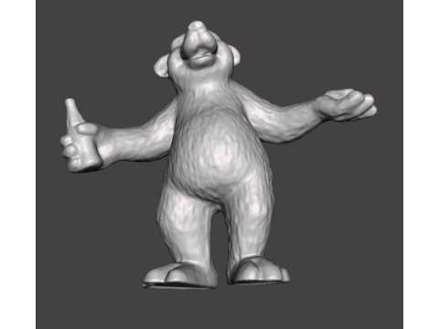 POLAR BEAR COCA COLA CHRISTMAS VINTAGE PROMOTIONAL FIGURE MODEL STATUE ORNAMENT 3D 打印模型