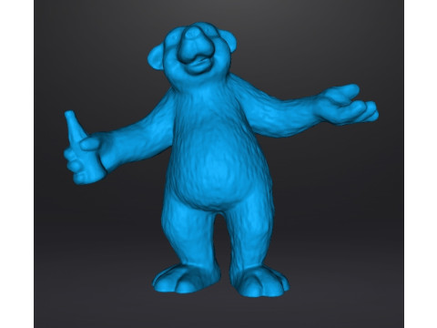 POLAR BEAR COCA COLA CHRISTMAS VINTAGE PROMOTIONAL FIGURE MODEL STATUE ORNAMENT 3D 打印模型