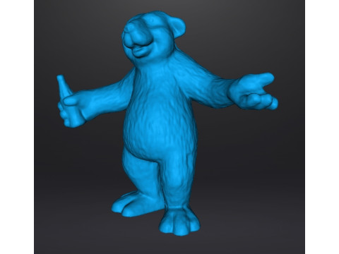 POLAR BEAR COCA COLA CHRISTMAS VINTAGE PROMOTIONAL FIGURE MODEL STATUE ORNAMENT 3D 打印模型