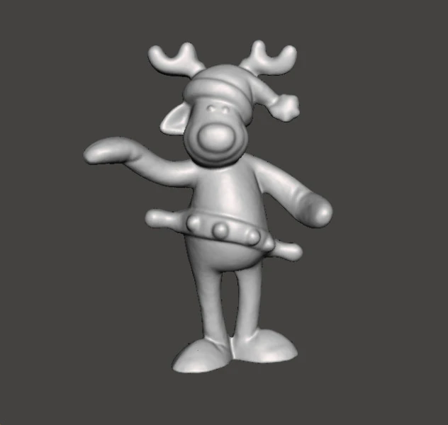 RUDOLPH DAS RENTIER COCA COLA WEIHNACHTEN VINTAGE WERBEFIGUR MODELL STATUE ORNAMENT 3D Druckmodell .c4d .max .obj .3ds .fbx .stl .blend