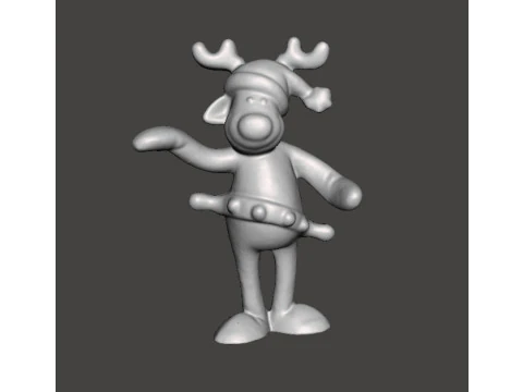 RUDOLPH LA RENNA COCA COLA NATALE VINTAGE FIGURA PROMOZIONALE MODELLO STATUA ORNAMENTO Modello di stampa 3D