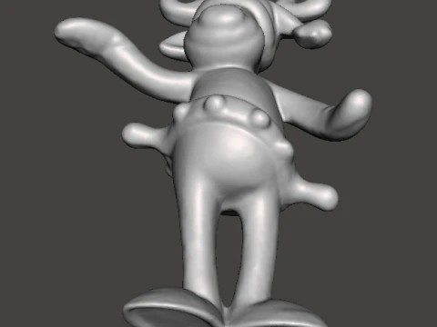 RUDOLPH DAS RENTIER COCA COLA WEIHNACHTEN VINTAGE WERBEFIGUR MODELL STATUE ORNAMENT 3D Druckmodell