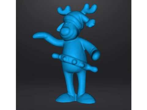 RUDOLPH DAS RENTIER COCA COLA WEIHNACHTEN VINTAGE WERBEFIGUR MODELL STATUE ORNAMENT 3D Druckmodell