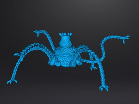 BOTW GUARDIAN MINIATURE MODEL FOR FANTASY GAMES RPG AND DND 3D Print Model