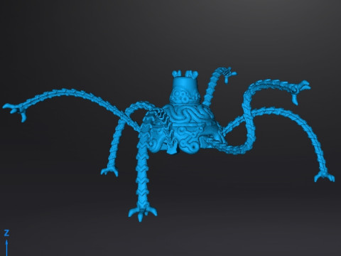 BOTW GUARDIAN MINIATURE MODEL FOR FANTASY GAMES RPG AND DND 3D Print Model