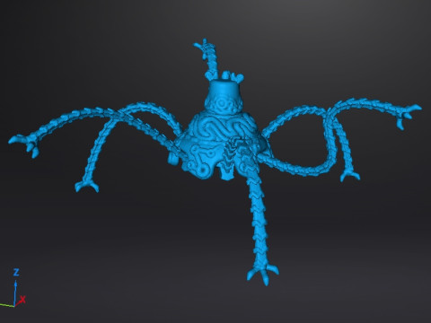 BOTW GUARDIAN MINIATURE MODEL FOR FANTASY GAMES RPG AND DND 3D Print Model