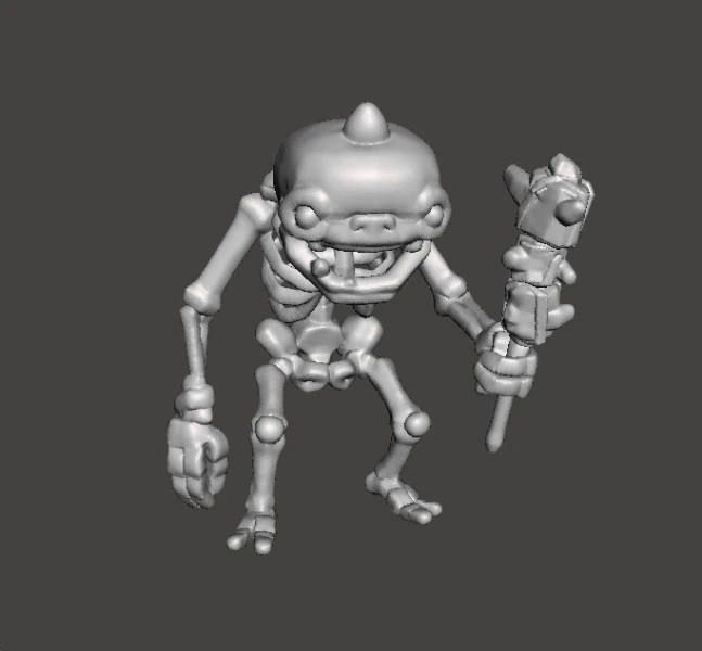 MODELLO IN MINIATURA DI MOSTRO STALKOBLIN PER GIOCHI FANTASY RPG DND Modello di stampa 3D .c4d .max .obj .3ds .fbx .stl .blend 