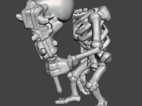 STALKOBLIN MONSTER MINIATURE MODEL FOR FANTASY GAMES RPG DND 3Dプリントモデル